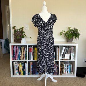 GAP - Flutter sleeve floral midi dress